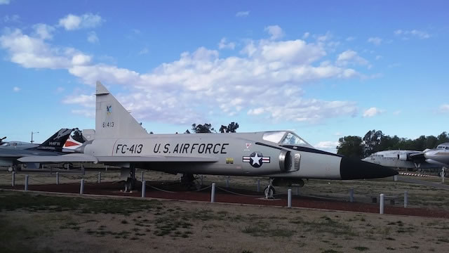 F-102A Delta Dagger S/N 56-1413, Buzz Number FC-413, Castle Air Museum in California